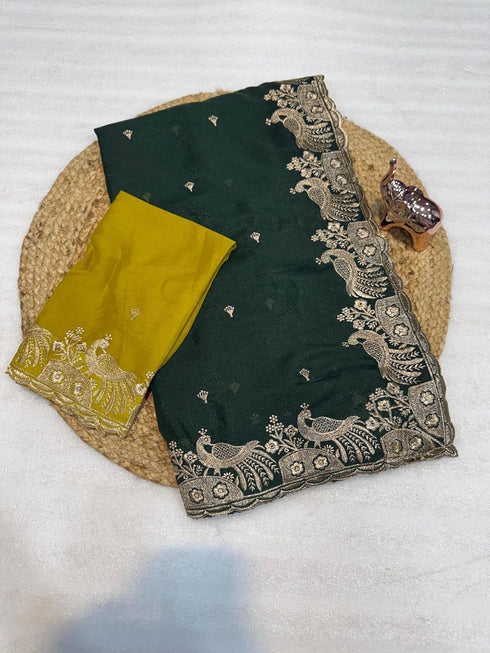 Vasthrlay Georgette Embroidery Unstitch