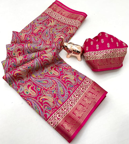 Vasthrlay Kalamkari Saree Print
