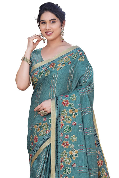 Vasthrlay Fashion Polyester Printed Ethnic Wear