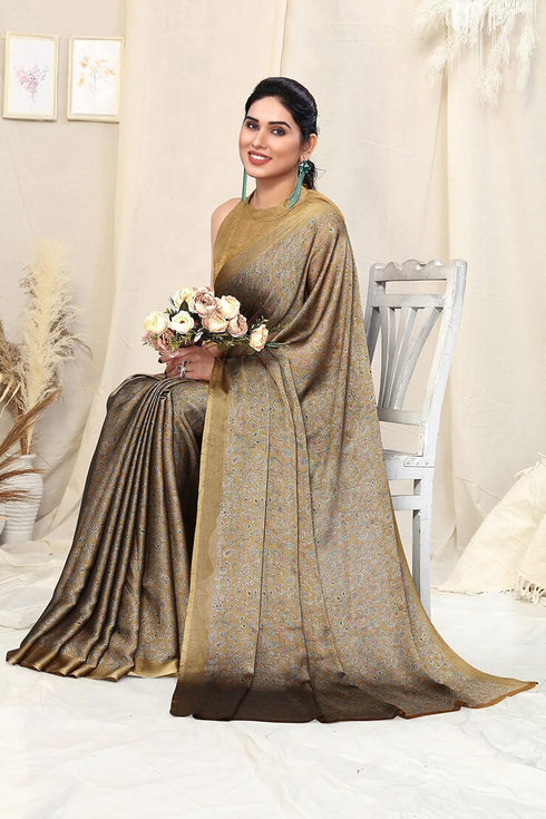 Vasthrlay Fashion Chiffon Printed Ethnic Wear