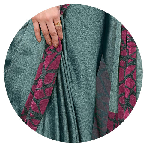 Vasthrlay Fashion Chiffon Abstrect Printed Ethnic Wear
