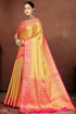 Vsathrlay Gold Kanjivaram Banarasi Festival Ethnic Wear