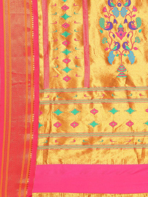 Vasthrlay Paithani Parrot Saree