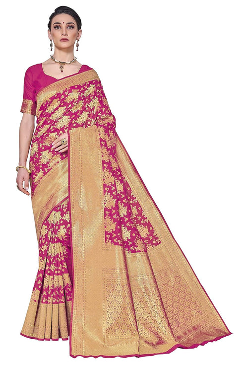 Vasthrlay Banarasi Gs Red Ethnic Wear