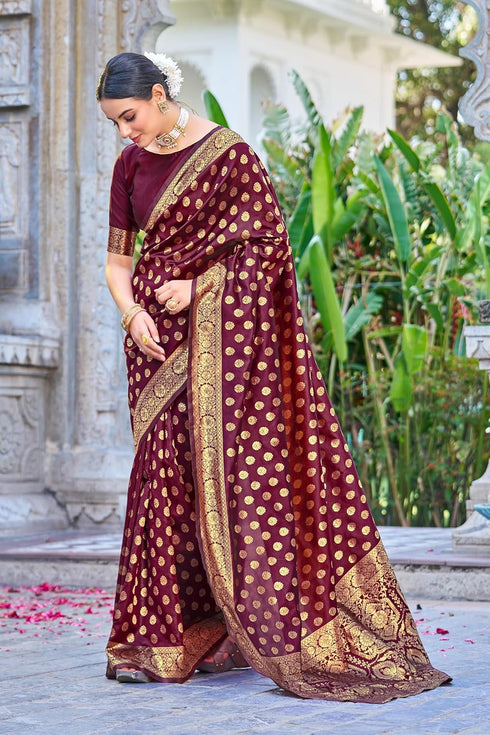 Vasthrlay Banarasi Rama Ethnic Wear