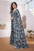 Vasthrlay Fashion Chiffon Printed Red Ethnic Wear