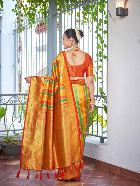 Vasthrlay Rangkat Pattern Banarasi Unstitch