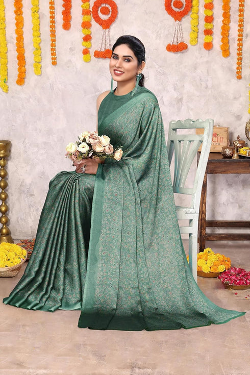 Vasthrlay Fashion Chiffon Printed Ethnic Wear