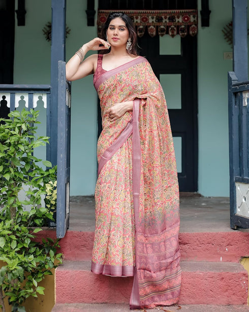 Vasthrlay Tasselled Elephant Saree