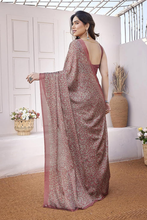 Vasthrlay Fashion Chiffon Printed Ethnic Wear