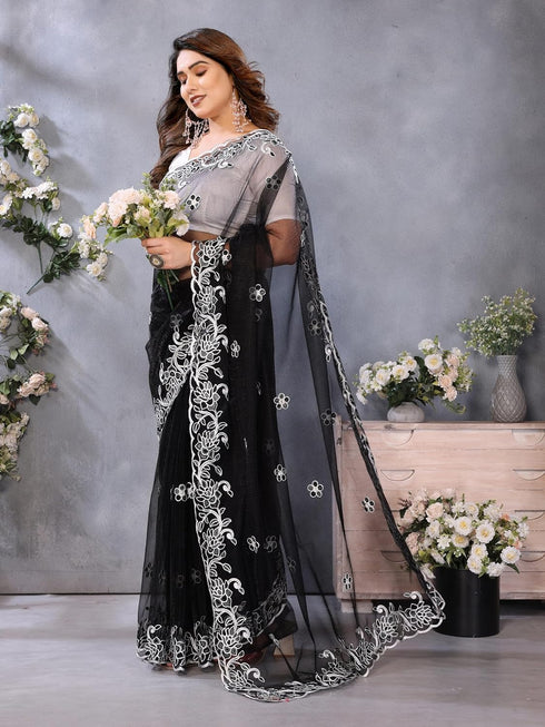 VasthrlayEmbroidered Unstitched Pari Rani Free Ethnic Wear