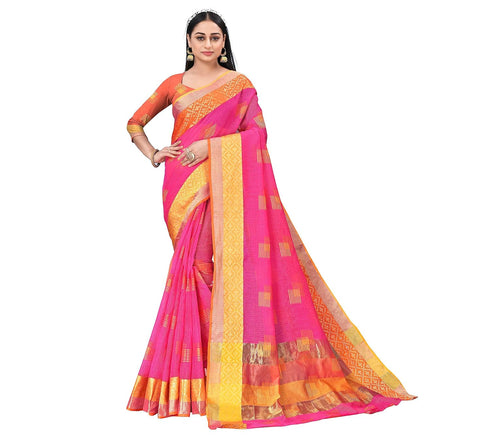 Vasthrlay Embroidered Cotton Unstitched Ethnic Wear