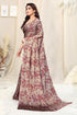Vasthrlay Fashion Chiffon Printed Dusty Ethnic Wear