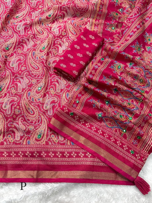 Vasthrlay Paisley Pattern Traditional Fastival