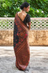 Vasthrlay Banarasi Floral Unstitched Saree