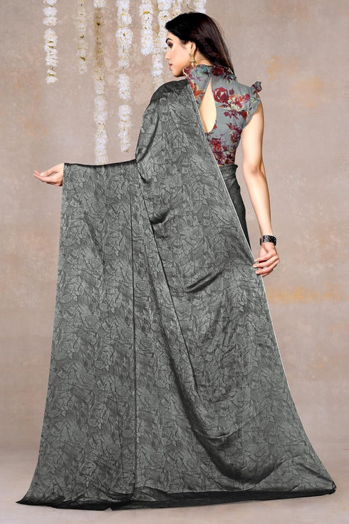 Vasthrlay Fashion Georgette Abstract Dusty Ethnic Wear