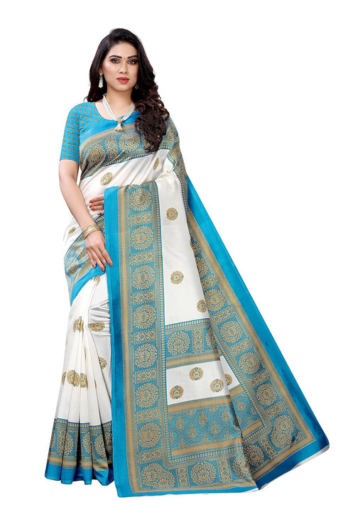 Vasthrlay Printed Aamrapali Red Free Ethnic Wear