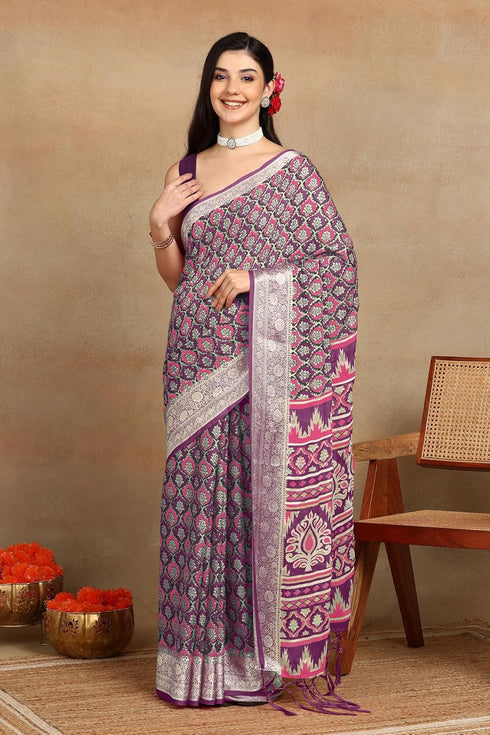 Vasthrlay Fashion Georgette Bandhani Printed Ethnic Wear