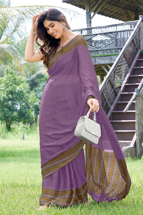 Vasthrlay Fashion Chiffon Printed Ethnic Wear