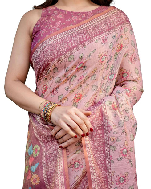 Vasthrlay Floral Tassels Traditional Saree