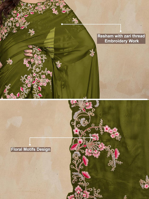 Vasthrlay Rangoli Heavy Embroidred Ethnic Wear