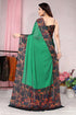 Vasthrlay Fashion Rhinestone Embellished Black Ethnic Wear