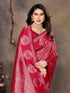 Vasthrlay Kanjeevaram Silk Unstitched Snake Ethnic Wear