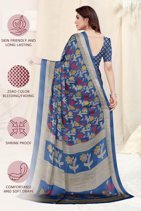 Vasthrlay Fashion Chiffon Printed Ethnic Wear