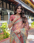 Vasthrlay Handloom Cotton Multicolour Saree