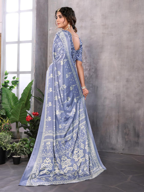 Vasthrlay Material Az Ys Rizwana Parent Grey Ethnic Wear