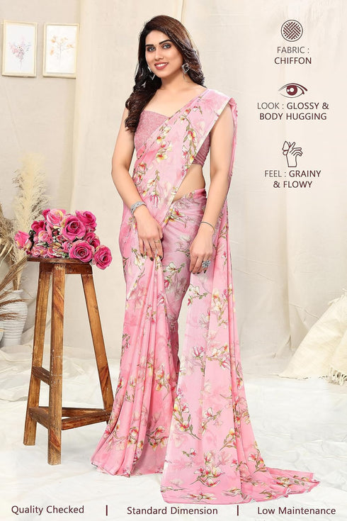 Vasthrlay Fashion Chiffon Georgette Dusty Ethnic Wear