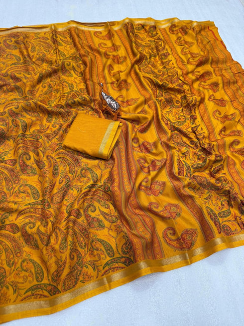 Vasthrlay Tussar Silk Saree