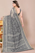 Vasthrlay Fashion Polyester Printed Black Ethnic Wear