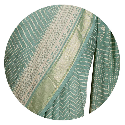 Vasthrlay Fashion Georgette Bandhani Printed Ethnic Wear