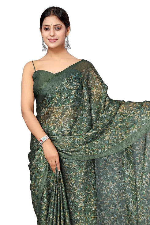 Vasthrlay Fashion Chiffon Printed Ethnic Wear