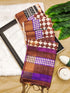 Vasthrlay Tussar Printed Conrast
