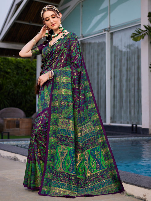 Vasthrlay Brown Saree