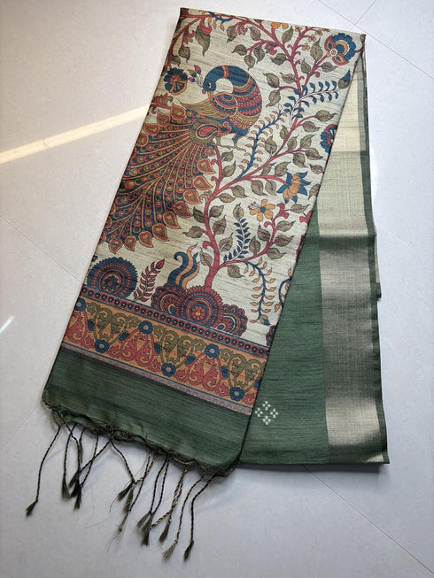 Vasthrlay Extraordinary Kalamkari Printed