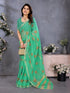 Vasthrlay Orange Unstitched Saree