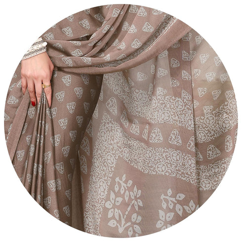 Vasthrlay Fashion Chiffon Printed Ethnic Wear