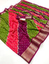 Vasthrlay Bandhani Kanjivaram Weaving