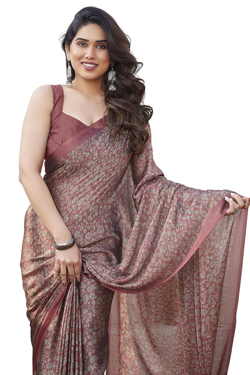 Vasthrlay Fashion Chiffon Printed Ethnic Wear