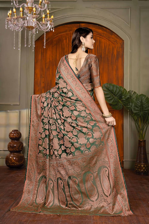 Vsathrlay Kanjivaram Banarasi Festival Wedding Ethnic Wear