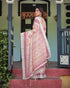 Vasthrlay Handwoven Printed Tasselled Saree
