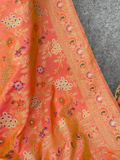 Vasthrlay Banarasi Woven Saree