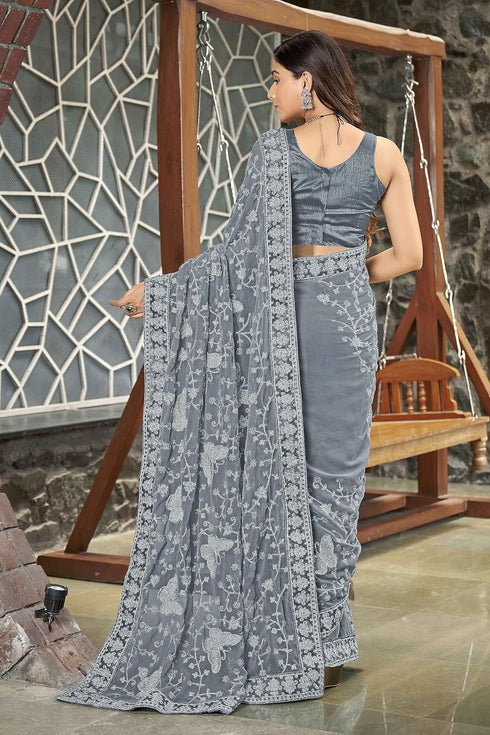 Vasthrlay Trendy Embroidery Black Blouse