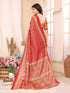 Vasthrlay Printed Unstitched Material Az Ys Bindu Parent Red Ethnic Wear
