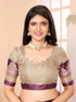 Vasthrlay Printed Unstitched Material Az Ys Bindu Parent Red Ethnic Wear