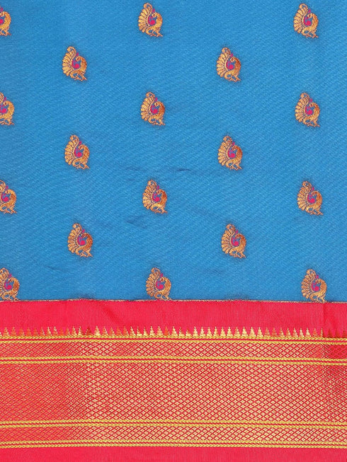 Vasthrlay Maharani Violet Saree