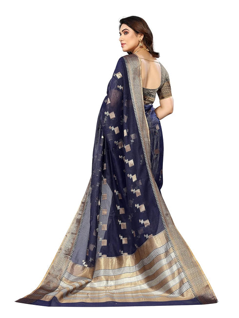 VasthrlayManipuri Jacquard Unstitched Black Free Ethnic Wear